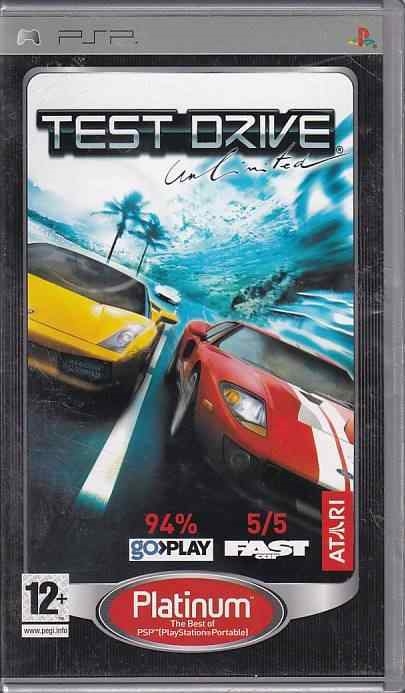 Test Drive Unlimited - Platinum - PSP (B Grade) (Genbrug)